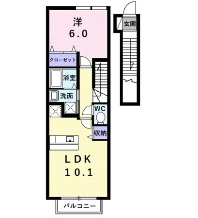 新金岡駅 徒歩20分 2階の物件間取画像